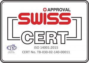 Πιστοποιητικό συμμόρφωσης ISO 14001:2015